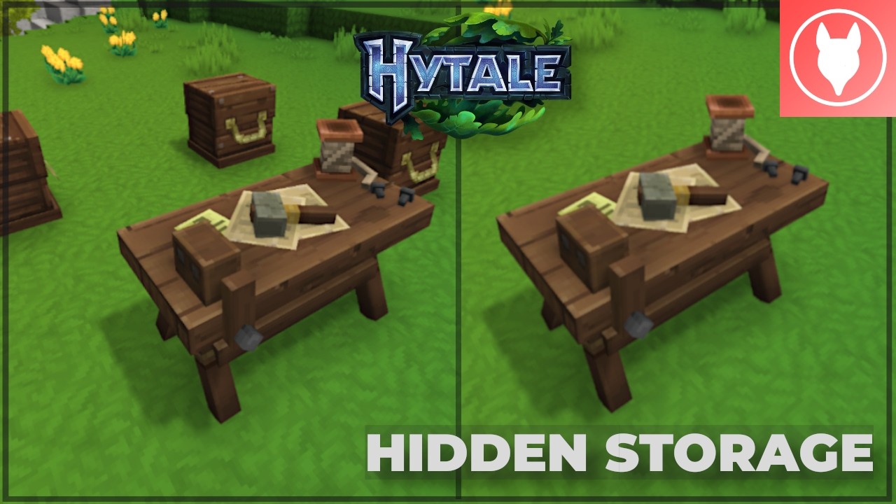 How the Hytale Crafting System Lets You Hide Storage!