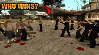 Cops vs Vagos in GTA SA | WHO WINS?