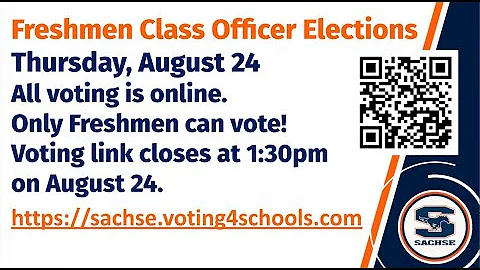 Freshman Class Officer Candidates 2023