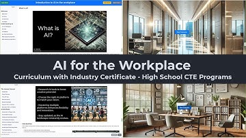 AI for the Workplace - HS Curriculum with Industry Certificate