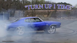 WhipAddict: New Wheels on Tha Kandy Blue LSX 70' Chevelle SS! 24s with 8inch Lips Turnin Up!!