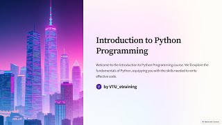 Lecture 1: Python full course|VTU/|BPLCK105B/205B|22PLC15B