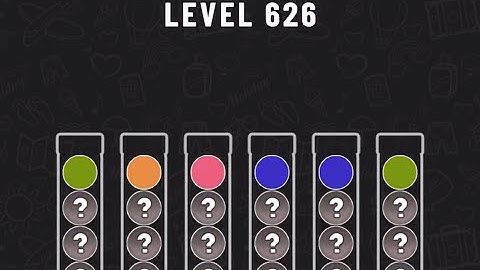 Ball Sort Puzzle Level 626 #ballsortpuzzle #ballsortpuzzlegameplay #puzzlegame #mobilegames