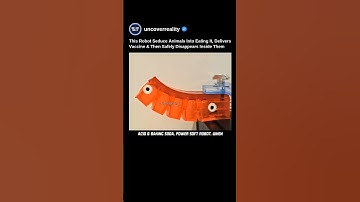 This Robot Tricks Animals Into Eating It & Then Safely Disappears Inside Them #robot #shorts #tech