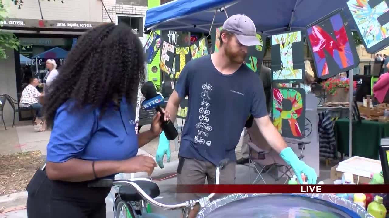 Thursdays Downtown Spin Art