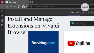 How to install and manage extensions on Vivaldi browser