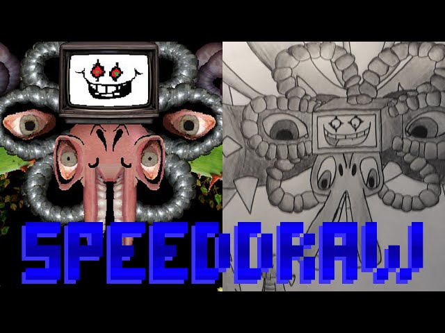 Flowey Omega - UNDERTALE ▻ SPEEDPAINT - Pixel art animation 