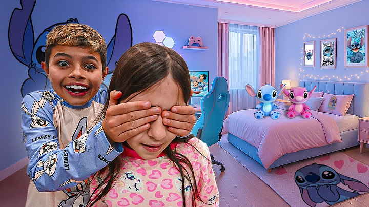 O João Ismael Construiu um QUARTO SECRETO do STITCH pra Aninha!