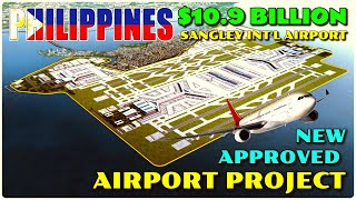الفلبين مشروع المطار المعتمد الجديد بقيمة 10.9 مليار دولار: مطار سانجلي بوينت الدولي