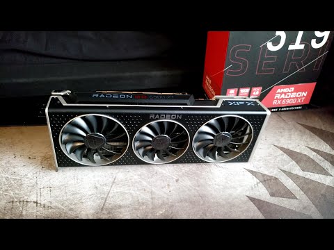 AMD XFX Radeon RX 6900 XT 16GB MERC 319 Black Graphics Card Unboxing