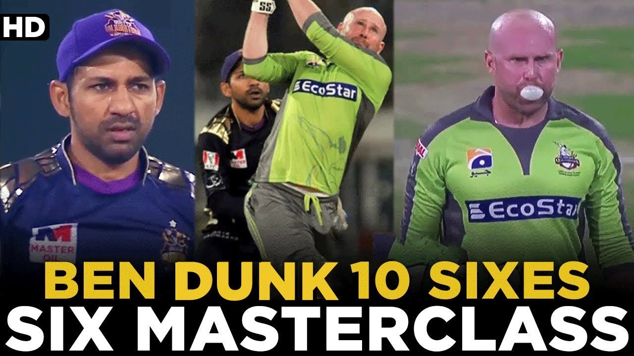 Raining of Sixes By Ben Dunk Against Quetta Gladiators | Unstoppable Ben Dunk | HBL PSL | MB2L