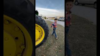 Jackson’s latest purchase his #1 John Deere he’s wanted #johndeere #makefarmingfun