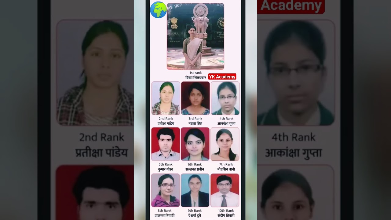 UPPSC FINAL RESULT 2022 TOP 10 CANDIDATS 