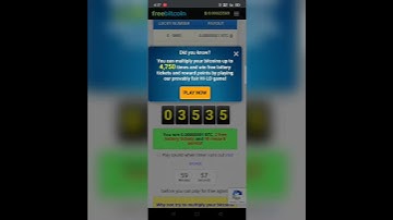 Link - https://freebitco.in/?r=22652171 #freebitcoin #earnbtc #earnmoney #earnmoneyonline #shorts