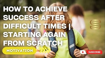 How to Bounce Back after Difficult Times and Start Anew #difficulttimes #hardtimes