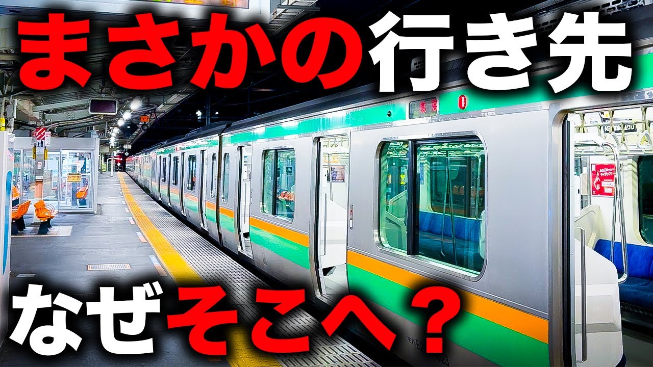 【芸術的なダイヤ】深夜1本限定の上野東京ライン激レア運用を乗り通してみた！