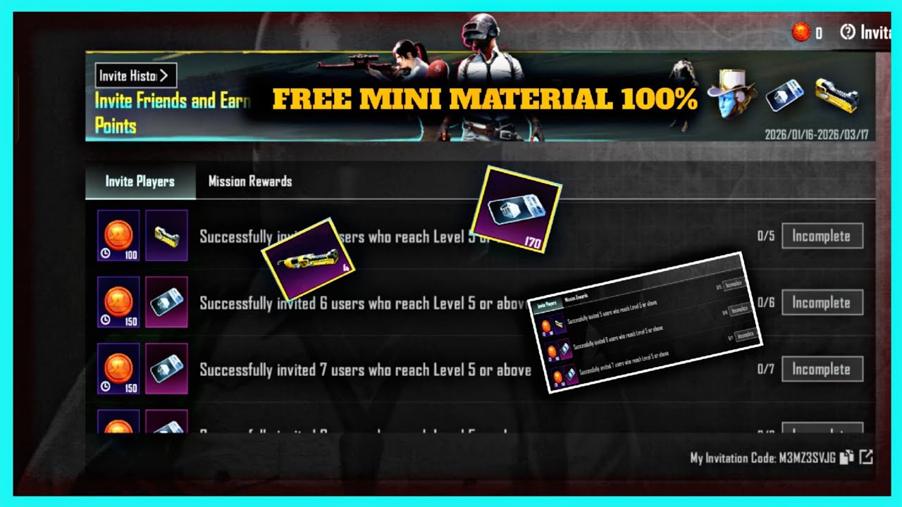 😱BGMI NEW INVITATION FRIEND EVENT, BMI NEW INVITATIONINVITE FRIEND,BGMI NEW INVITATION EVENT,HOW TO🔥