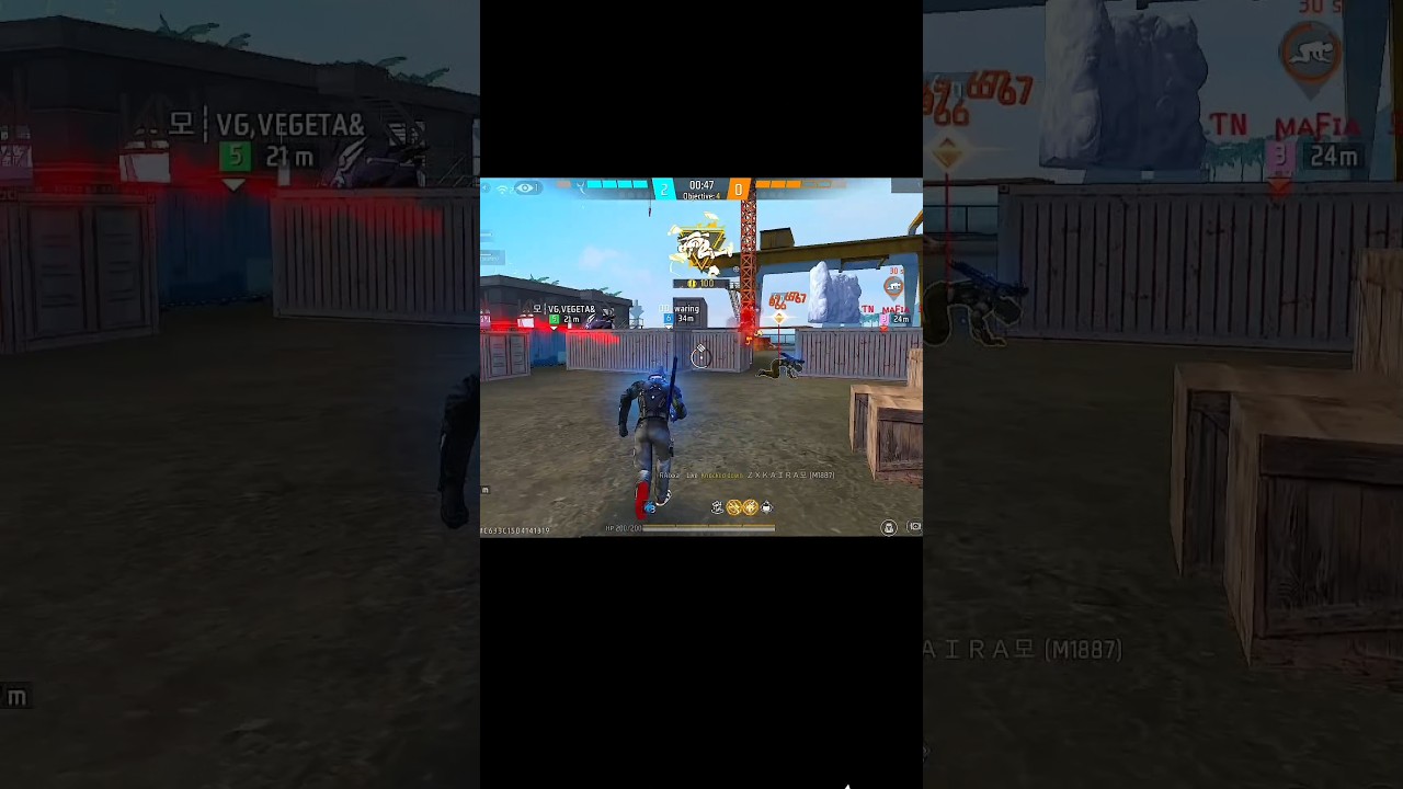 RAIxxa LIVE Free Fire M1887 1v6 Short