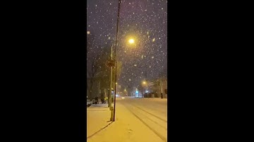 Snow in Reverse Slow Motion