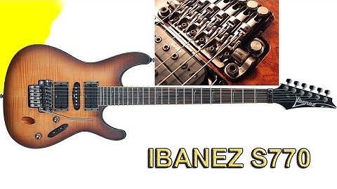 IBANEZ S770 Floyd Rose Style Vibrato On a ball bearing system ZR! S770FM, S670