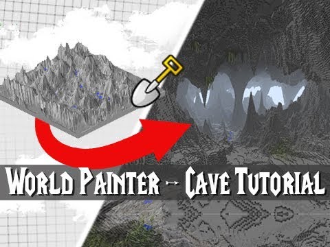 World Painter TUTORIAL - Create EPIC Minecraft Caves!