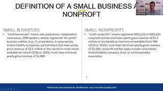 California Relief Grant Program  COVID 19 Small Business Training English