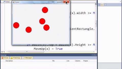 Visual Basic 2010 Express Tutorial 13 - Making Parallel Arrays - Animation