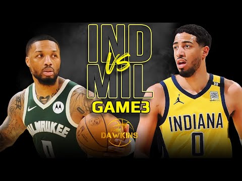 Milwaukee Bucks vs Indiana Pacers Game 3 Full Highlights | 2024 ECR1 | FreeDawkins