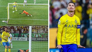 RONALDO MISSED from a METER / Al Nassr is out of the Champions League