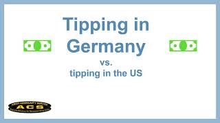 ACS Relocation Readiness Program - Tipping in Germany