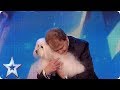 Marc Métral and his talking dog wow the Judges! | Britain
