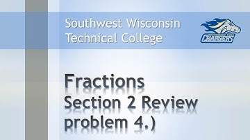Math Review  - Fractions Chapter Section 2 Review, 4.)  "Solve word problems involving fractions"
