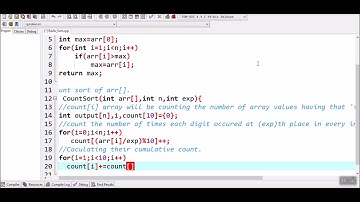 How to implement Radix Sort in c++