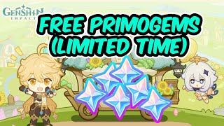 Do this Daily for Free Primogems! New Web Event Genshin Impact