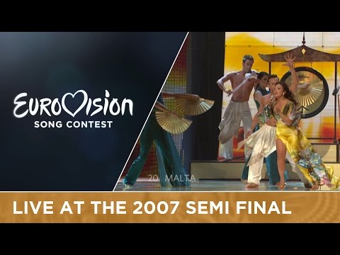 Olivia Lewis - Vertigo (Malta) Live 2007 Eurovision Song Contest