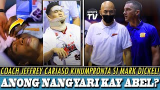 Coach Jeff KINOMPRONTA si Mark Dickel ng TNT! | Abel Galliguez Hard Fall update!