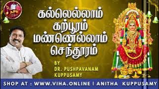 கல்லெல்லாம் கற்பூரம் மண்ணெல்லாம் செந்தூரம் | Dr Pushpavanam Kuppusamy Songs | Anitha Kuppusamy Music