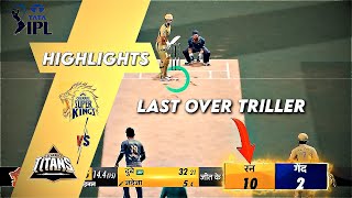 Last Over Thriller | CSK v GT IPL 2023 | Don Bradman Cricket 14