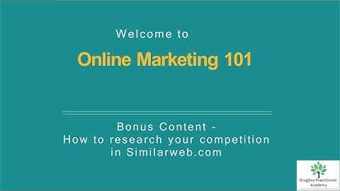 Similarweb tutorial