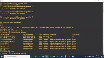 EIGRP Unequal load Balancing Part 1