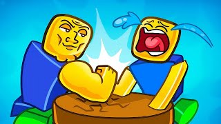 FARMÍME SUPER REBIRTHY!ARM WRESTLING SIMULATOR + OSTATNÍ ROBLOX MINIHRY !merch