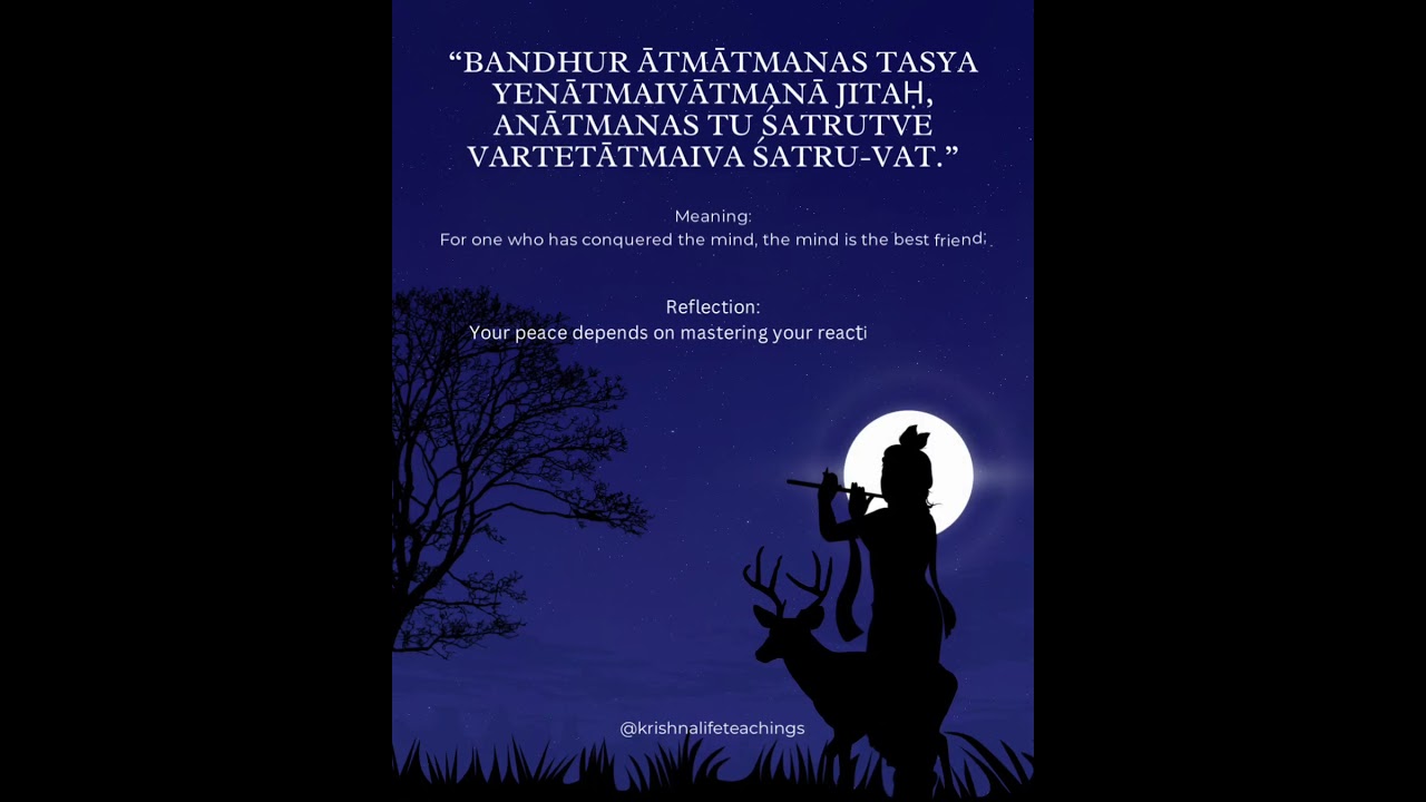 The battle isn’t outside — it’s within. 💭