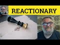 Reactionary Meaning Reactionary Examples Reactionary Defined IELTS Adjectives Reactionary 