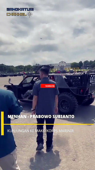 MENHAN PRABOWO KUNJUNGAN KE MAKO 'KORPS MARINIR' #korpsmarinir #tnial #shorts