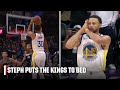 Steph Curry puts the Kings to BED 😴 &#39;Night, Night&#39; celebration after the DAGGER | NBA on ESPN