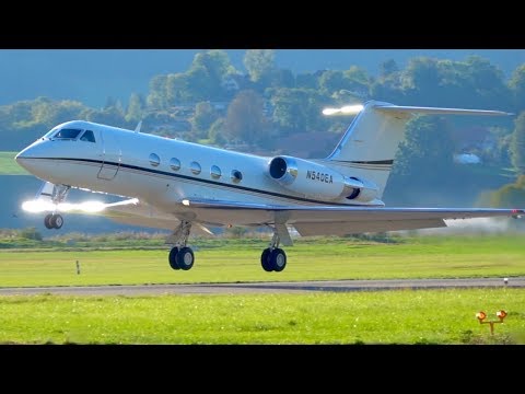 RARE! Gulfstream III Start Up & Smoky Take-Off ✈ Incredible Rolls-Royce Spey Engine Sounds!!