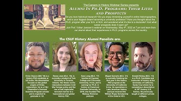 Alumni In Ph.D. Programs: Their Lives and Prospects