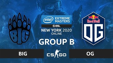 CS:GO - OG vs. BIG [Dust2] Map 2 - IEM New York 2020 - Group B - EU
