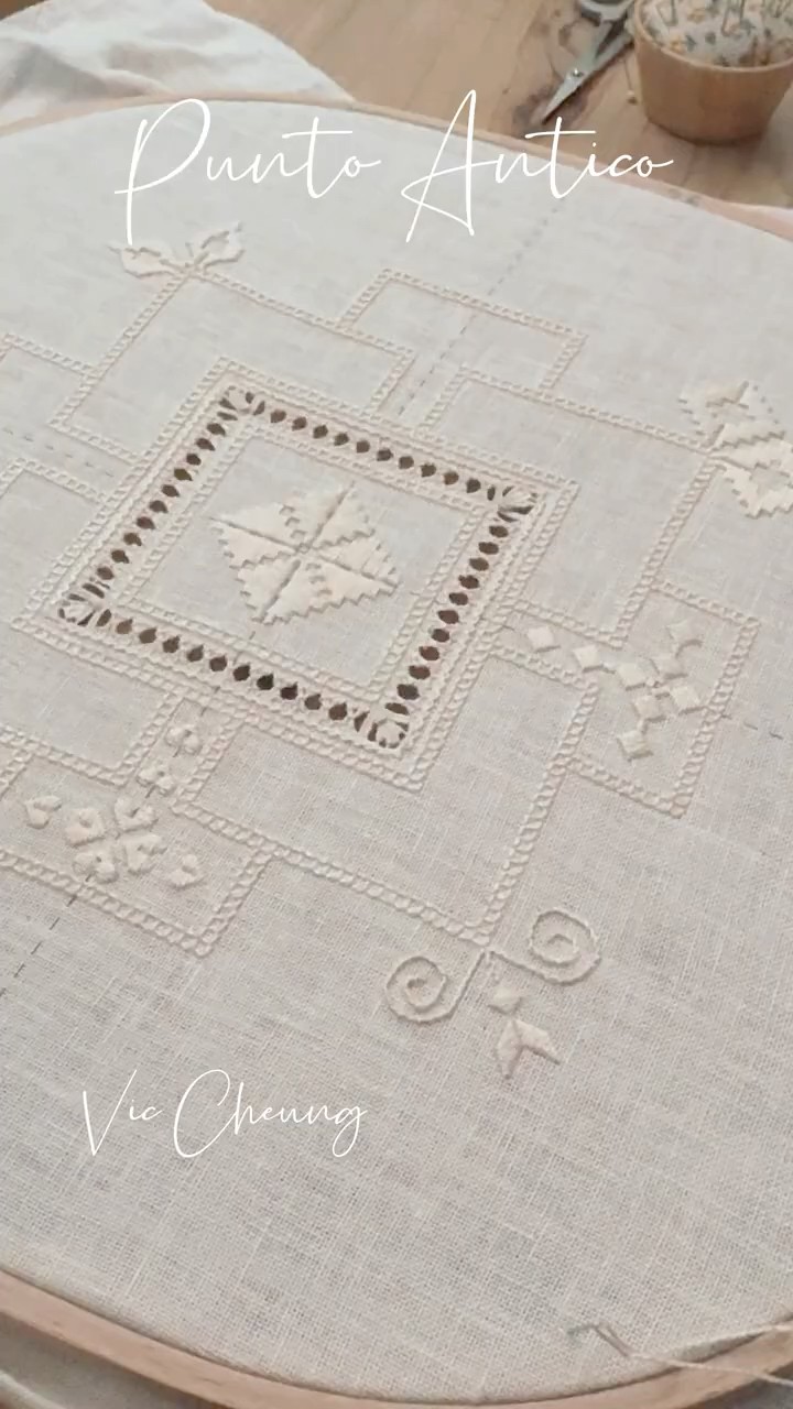 Punto Antico Embroidery｜embroidery｜刺繡 - YouTube