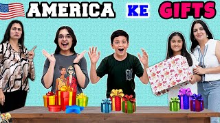 AMERICA KE GIFTS | Family Gifts Challenge | Bua ke Gifts | Aayu and Pihu Show screenshot 4